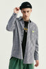 Chemise à logo neon - Gris - Boutique en ligne Streetwear