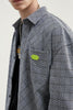 Chemise à logo neon - Gris - Boutique en ligne Streetwear