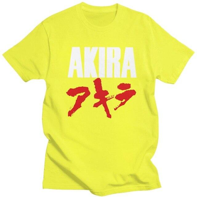 Akira T Shirt Neo Tokyo t-shirt manches courtes 100% coton décontracté mode cosplay
