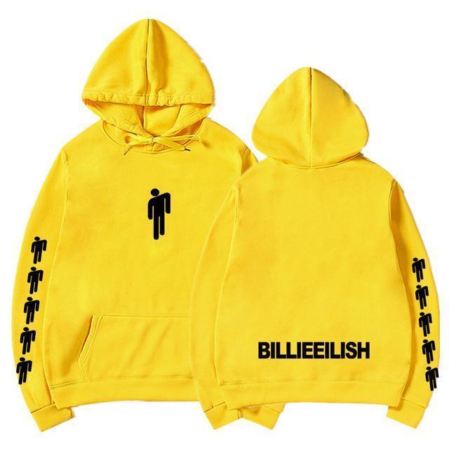 Hoodie BILLIE EILISH™ - Jaune / S - Boutique en ligne Streetwear