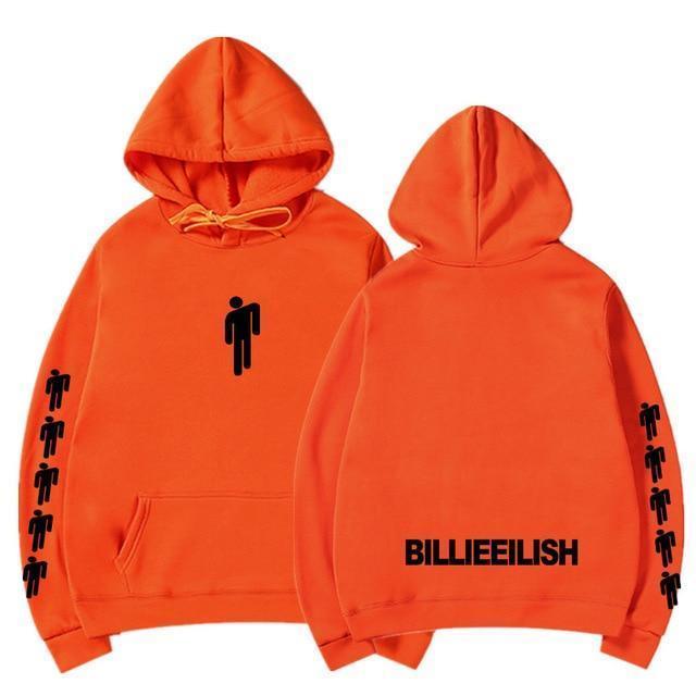 Hoodie BILLIE EILISH™ - Orange 2 / S - Boutique en ligne Streetwear