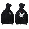 Sweat Hoodie BIRD - Noir / L - Boutique en ligne Streetwear