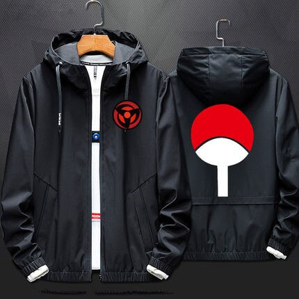 Veste K-Way Naruto <br> Clan Uchiha - Streetwear Style