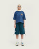 T-shirt fleur - Bleu - Boutique en ligne Streetwear