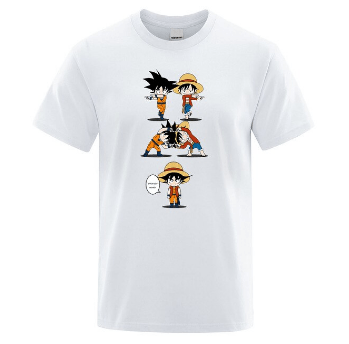 T-Shirt One Piece Fusion Luffy et Goku