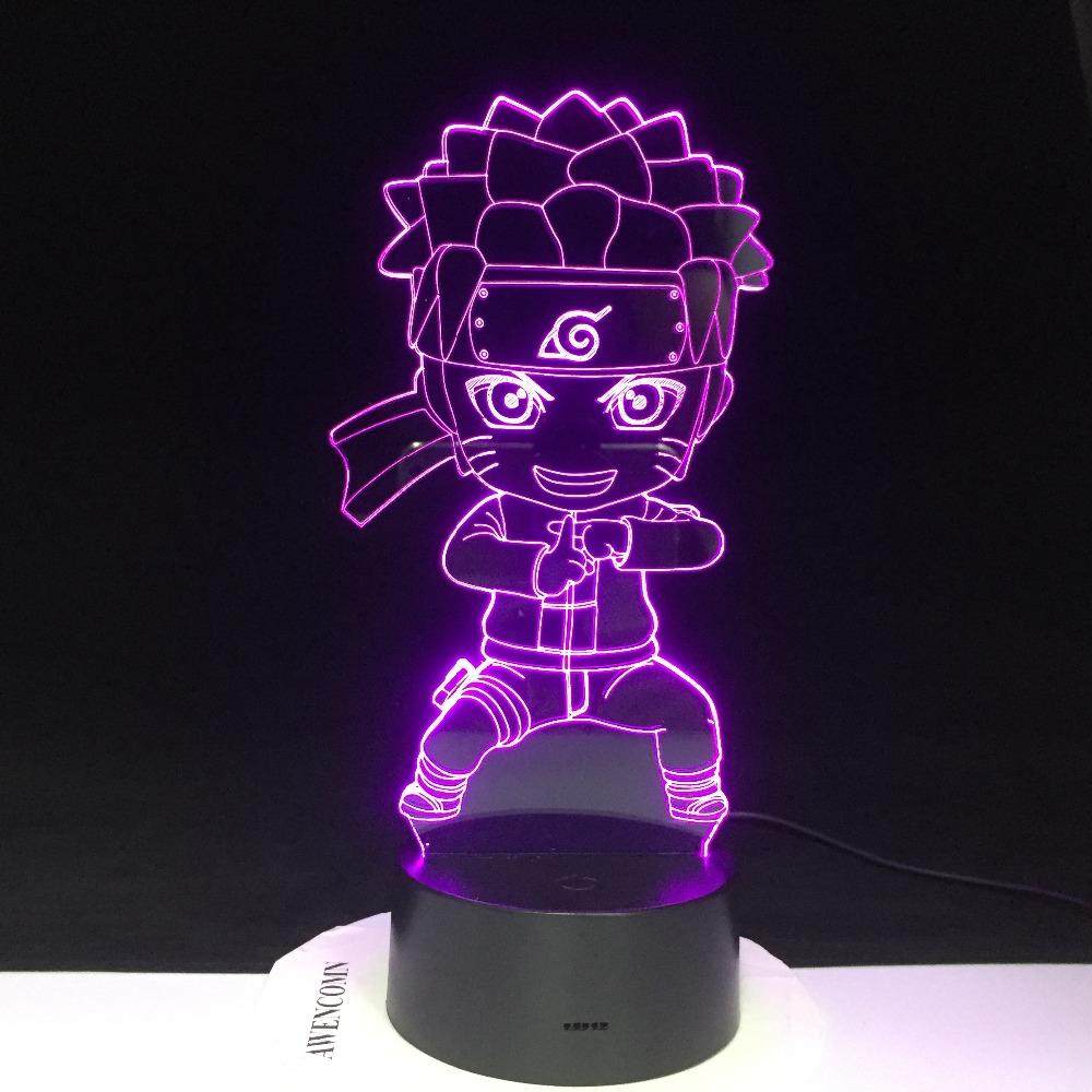 Lampe Acrylique Naruto Shinobi