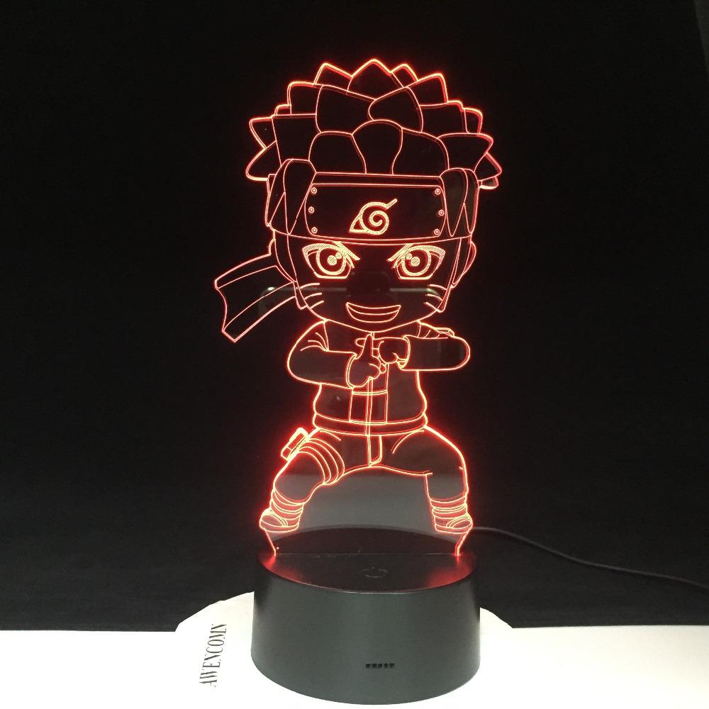 Lampe Acrylique Naruto Shinobi