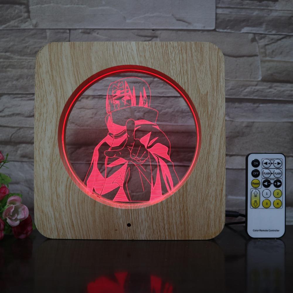 Lampe Acrylique Naruto Itachi Uchiha