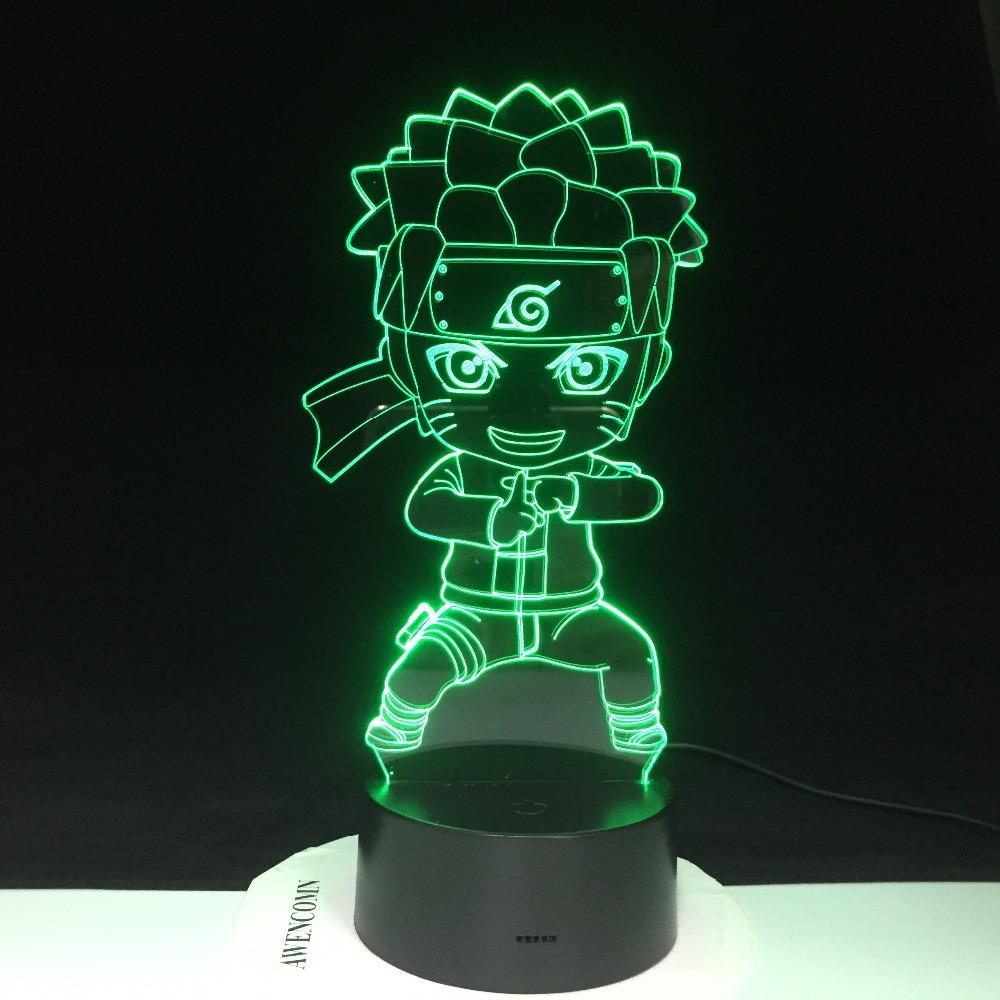 Lampe Acrylique Naruto Shinobi