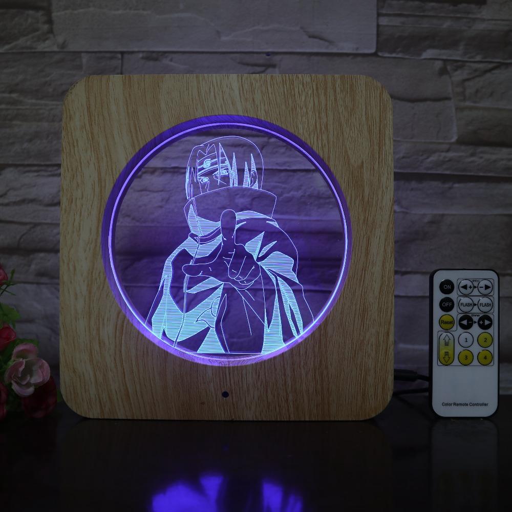 Lampe Acrylique Naruto Itachi Uchiha