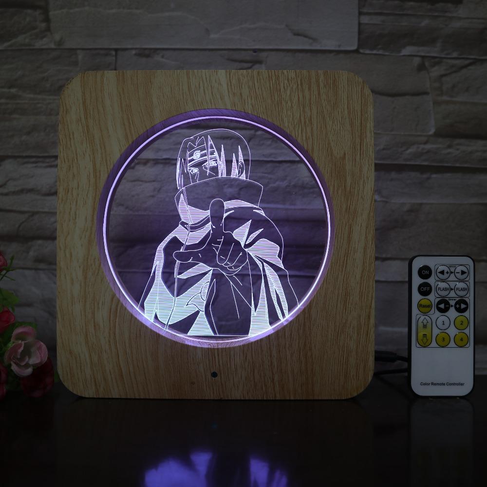 Lampe Acrylique Naruto Itachi Uchiha