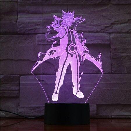 Lampe Acrylique Naruto Mode Kyubi