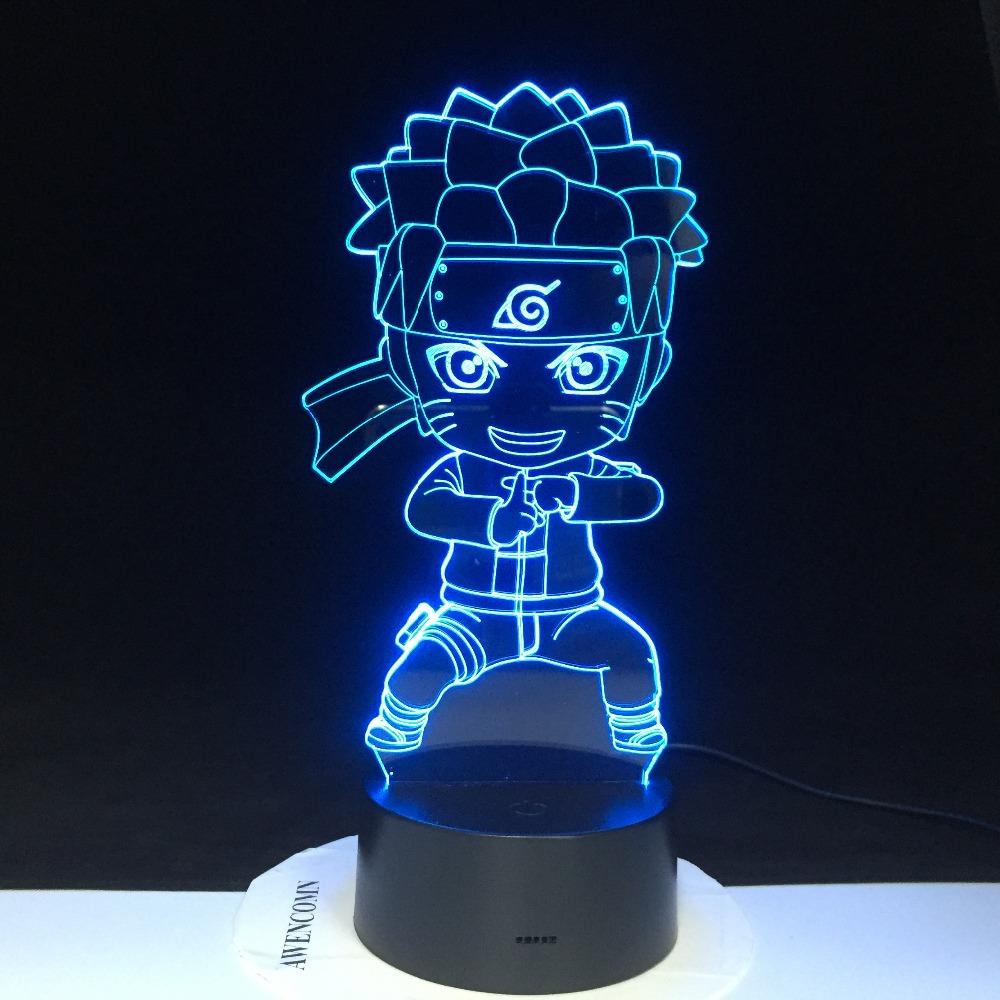 Lampe Acrylique Naruto Shinobi