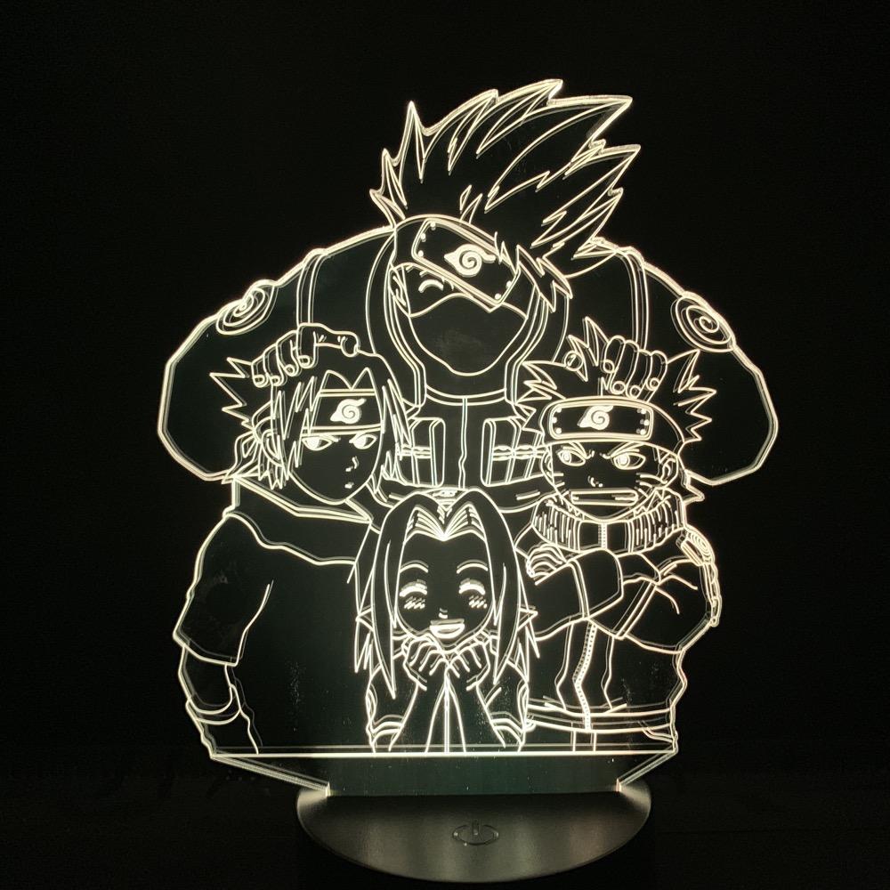 Lampe Acrylique Naruto Kakashi