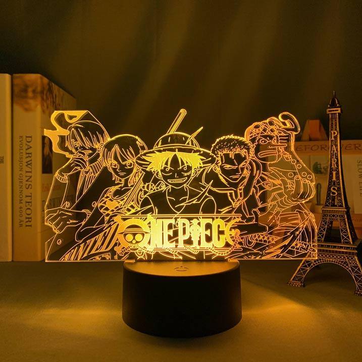 Lampe LED One Piece L'équipage des Mugiwara - Streetwear Style