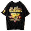 T-shirt imprimé ROLLING WAVES - Boutique en ligne Streetwear