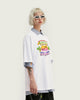 T-shirt Streetwear <br> à logo emoji - Blanc - Boutique en ligne Streetwear