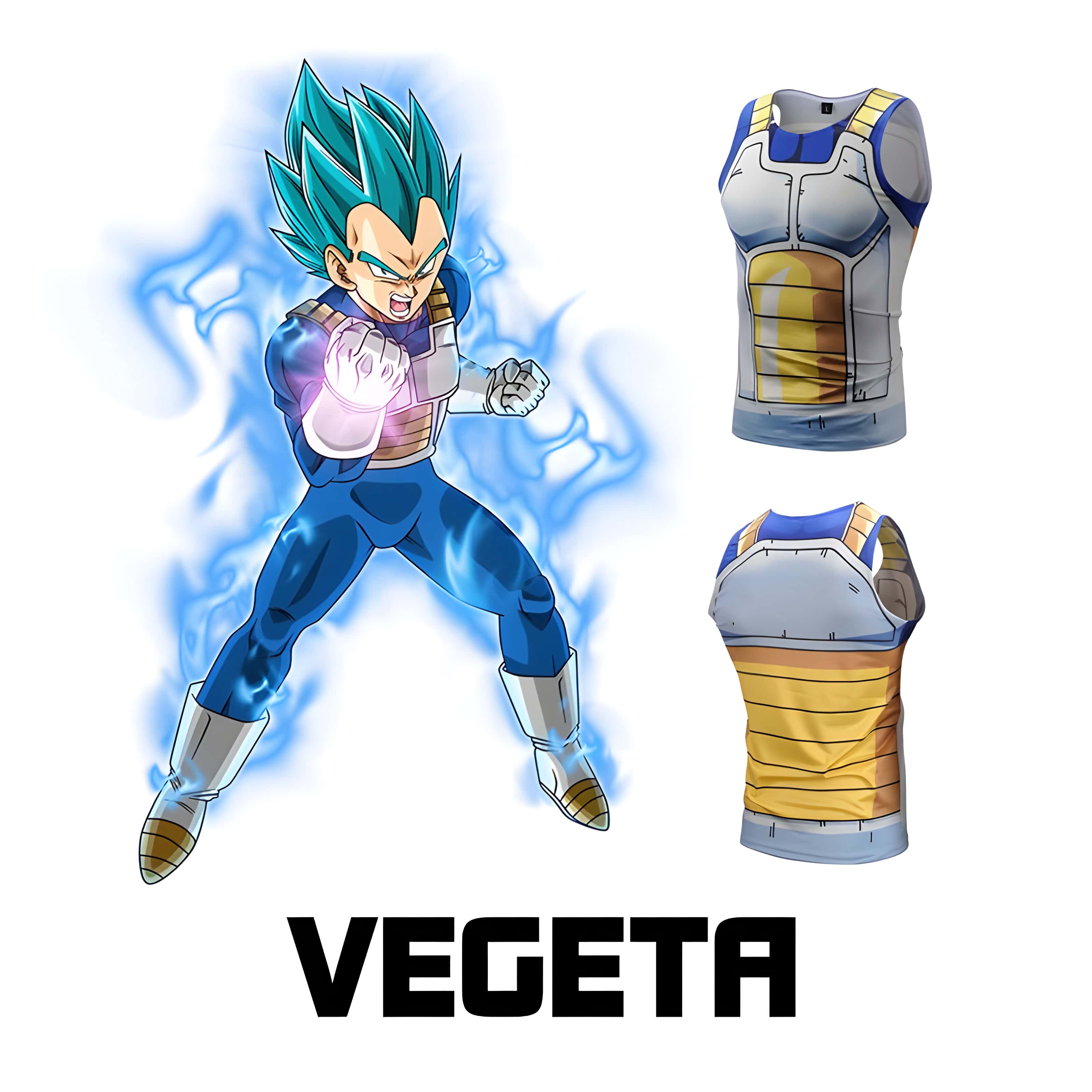 Débardeur DBS Vegeta God - Dragon Ball Super