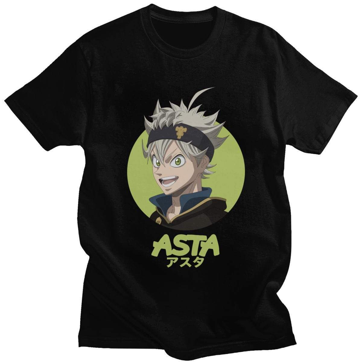 Black Clover t-shirt manches courtes 100% coton décontracté mode cosplay