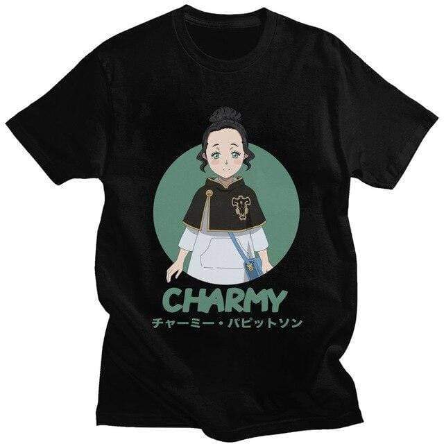 Black Clover Tshirt  t-shirt manches courtes 100% coton décontracté mode cosplay