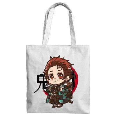 Cadeau Demon Slayer Kamado Tanjirou Cosplay Sac en toile demon slayer