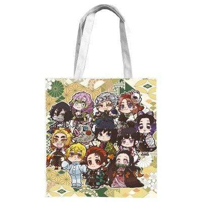 Cadeau Demon Slayer Kamado Tanjirou Cosplay Sac en toile demon slayer