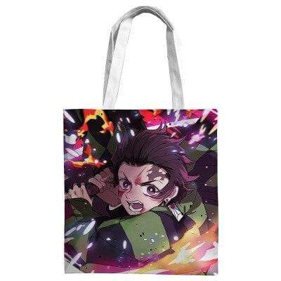 Cadeau Demon Slayer Kamado Tanjirou Cosplay Sac en toile demon slayer