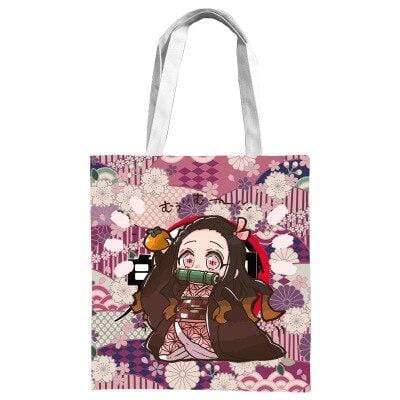 Cadeau Demon Slayer Kamado Tanjirou Cosplay Sac en toile demon slayer