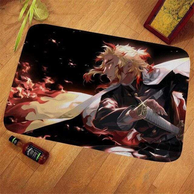 Cadeau tapis antiderapant goodies Demon Slayer Carpet Kimetsu No Yaiba Tanjirou Nezuko Zenitsu Inosuke