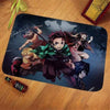 Cadeau tapis antiderapant goodies Demon Slayer Carpet Kimetsu No Yaiba Tanjirou Nezuko Zenitsu Inosuke