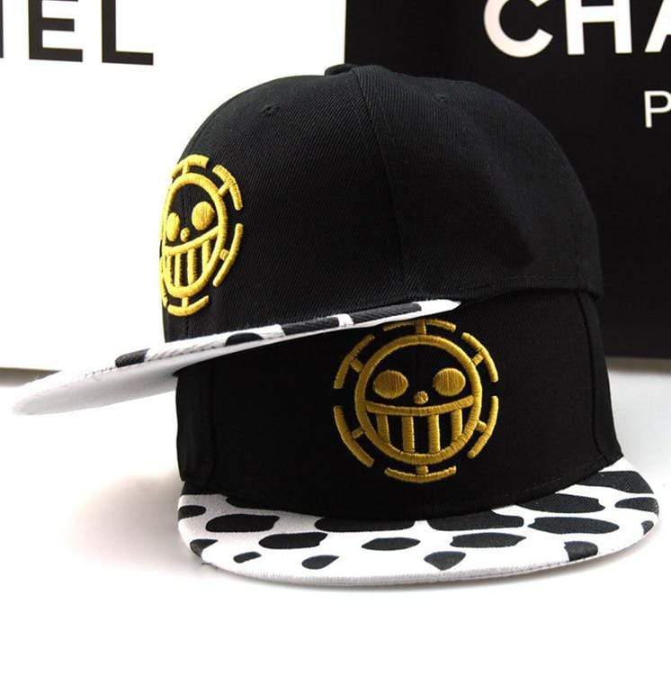 Casquette One Piece trafalgar Law chapeaux, casquettes de Cosplay, Hip-Hop chapeaux plats
