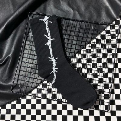 Chaussettes BARBELÉ™ - Noir - Boutique en ligne Streetwear