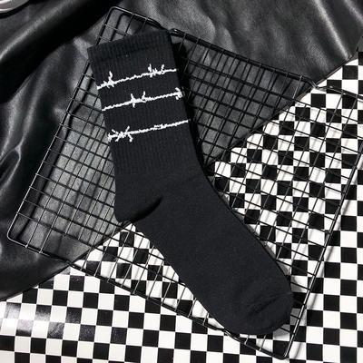 Chaussettes BARBELÉ™ - Noir 2 - Boutique en ligne Streetwear
