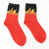 Chaussettes SKATE x FLAMME V2™ - Rouge - Boutique en ligne Streetwear