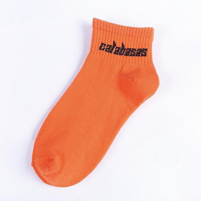 Chaussettes YEEZY CALABASAS™ - Orange / Taille Unique / Socquettes - Boutique en ligne Streetwear