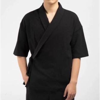Chemise Takeshi Kimonos Cardigan Street Mixte Kimonojaponais Noir M 
