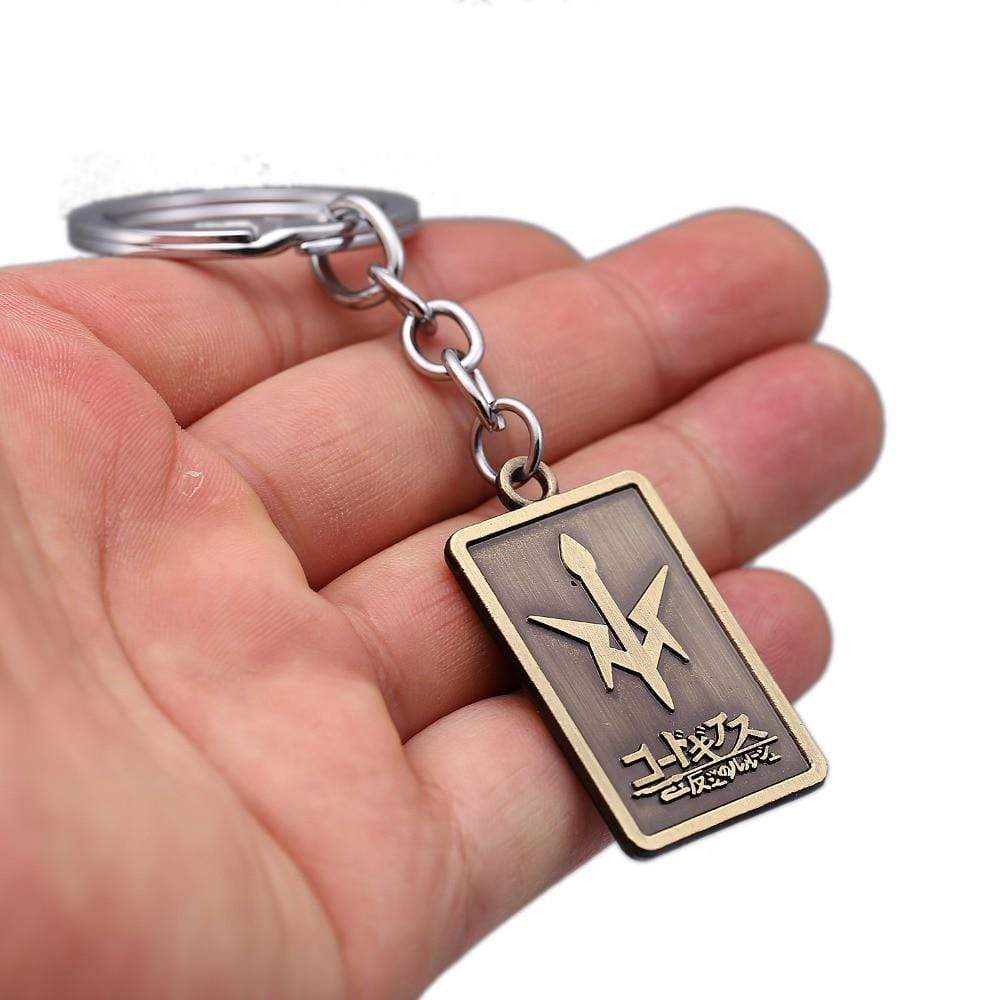 CODE GEASS Lelouch of the Rebellion porte-clé porte-anneau hommes voiture femmes sac porte-clés pendentif Chaveiro japonais Anime bijoux