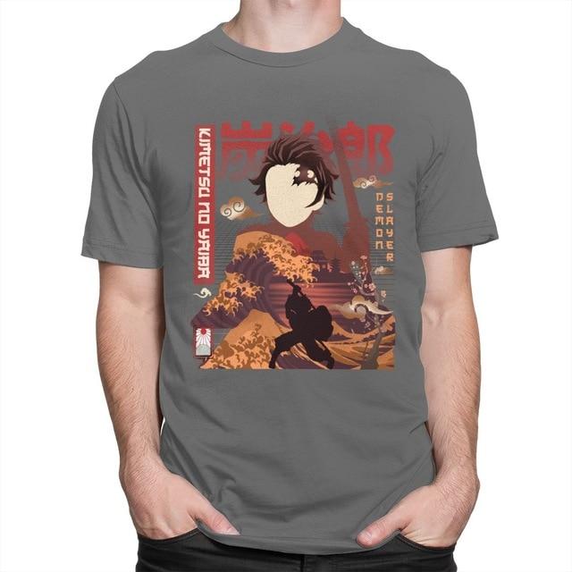 Demon Slayer Tshirt Kimetsu no Yaiba Kamado Nezuko t-shirt manches courtes 100% coton décontracté mode cosplay