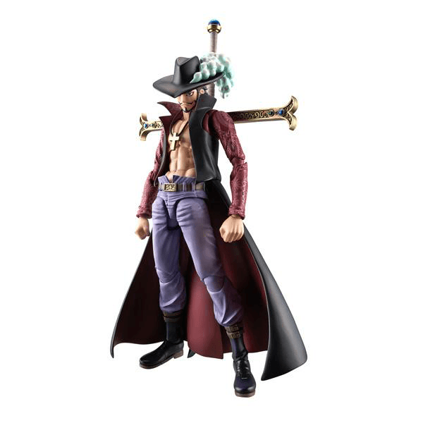 Figurine Articulée One Piece <br>Dracule Mihawk (18cm) - Streetwear Style