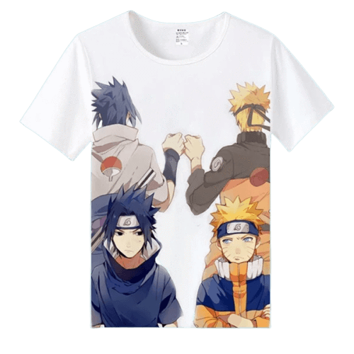T-Shirt Naruto <br> Uchiha et Uzumaki - Streetwear Style