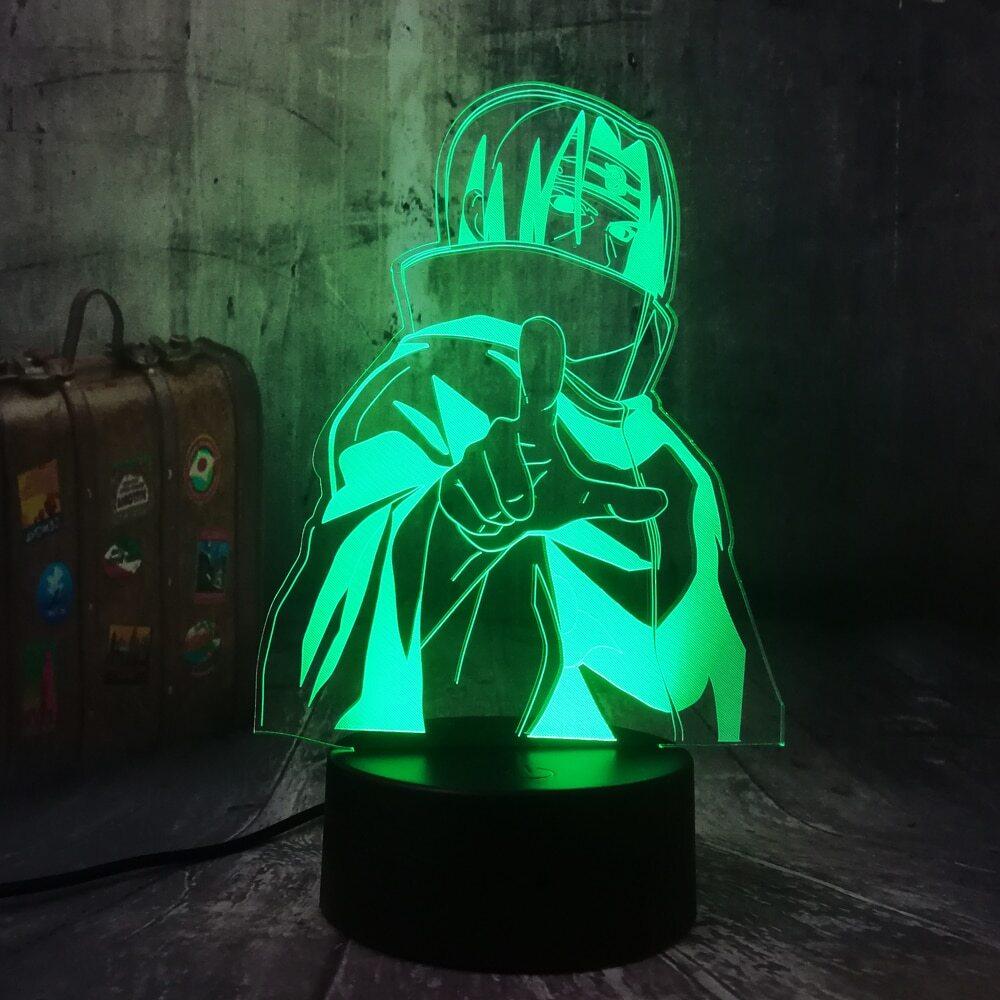 Lampe Acrylique Naruto Itachi Uchiha