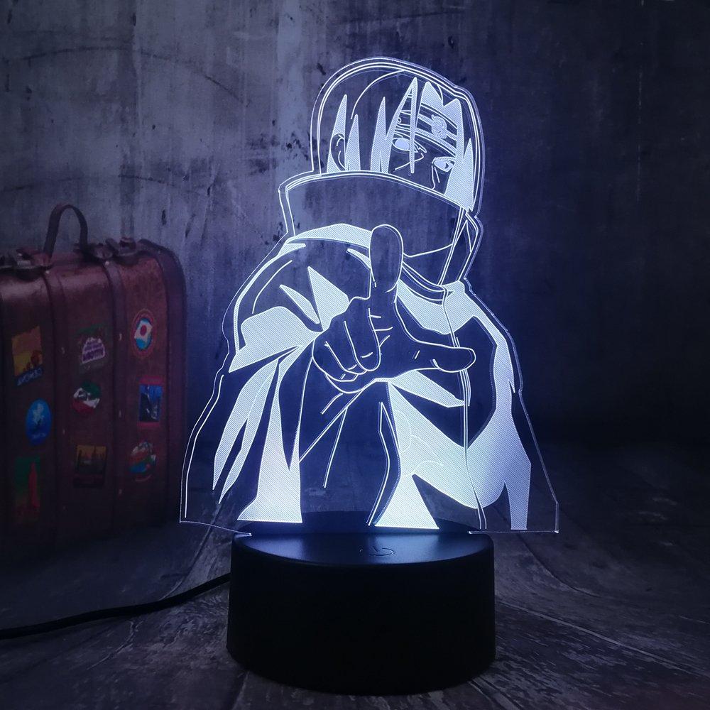 Lampe Acrylique Naruto Itachi Uchiha