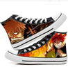 Fairy Tail Chaussures pour homme et femme, en toile, confortables, pour étudiants de dessin animé, cosplay, aide élevée, décontracté