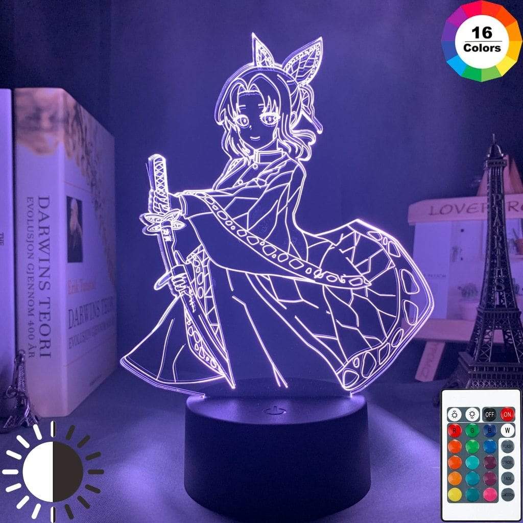 Figurine Demon Slayer Kocho Kanae Light for Bedroom Decor  Manga Kocho Kanae Lamp Kimetsu No Yaiba lampe 3D