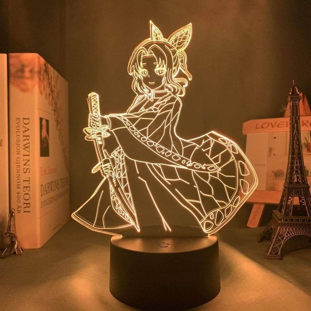 Figurine Demon Slayer Kocho Kanae Light for Bedroom Decor  Manga Kocho Kanae Lamp Kimetsu No Yaiba lampe 3D