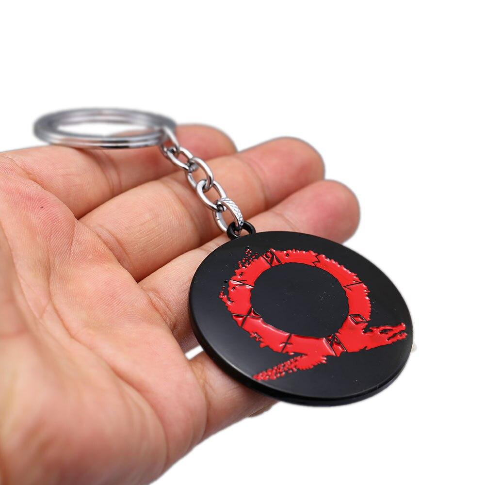 God of War 4 jeu Logo Kratos pendentif métal hommes voiture femmes sac porte-clés