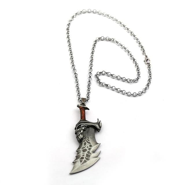 Goodies God Of War 60cm collier KRATOS arme lames de Chaos métal Cool pendentif