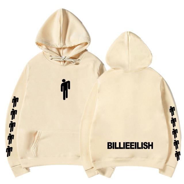 Hoodie BILLIE EILISH™ - Beige / S - Boutique en ligne Streetwear