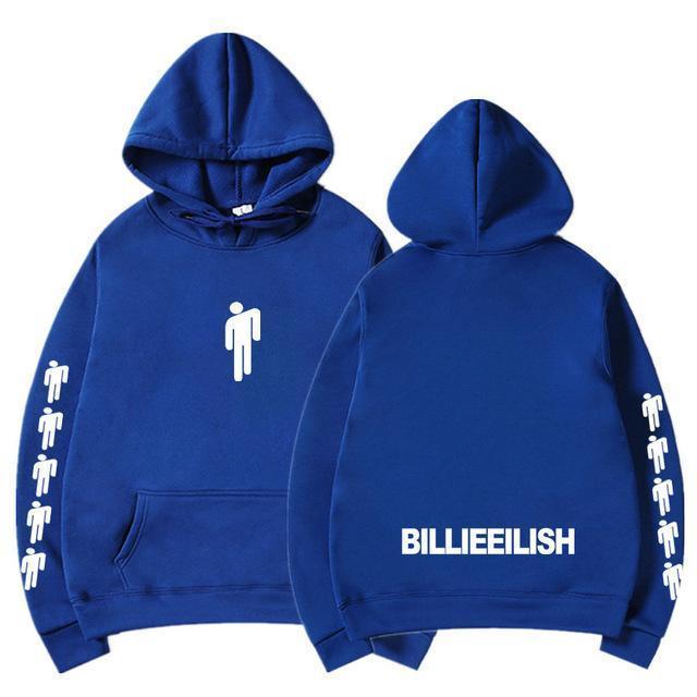 Hoodie BILLIE EILISH™ - Bleu / S - Boutique en ligne Streetwear