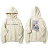 Hoodie Dogcat Pull Hoodies Mangas Kimonojaponais Beige M 